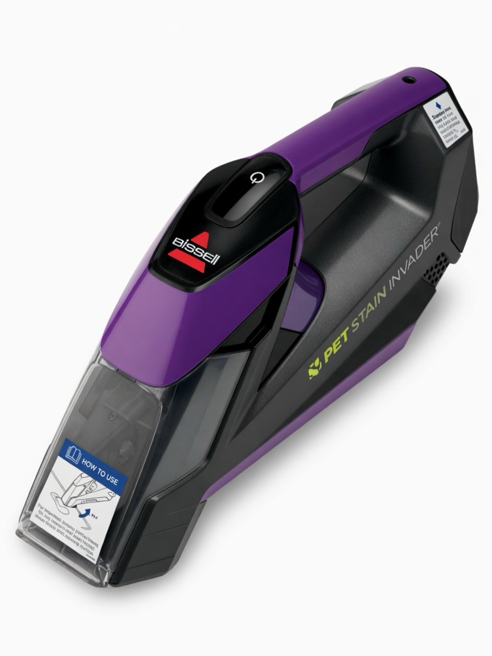Bissell Pet Stain Invader Handheld Cleaner in Purple and Black
